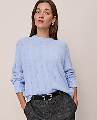 Cable Crew Neck Sweater carousel Product Image 1