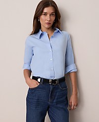 Weekend Collection Ruffle Collar Modern Shirt carousel Product Image 1