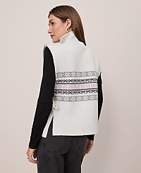 Fair Isle Dickie Sweater Vest carousel Product Image 2