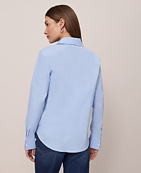 Weekend Collection Ruffle Collar Modern Shirt carousel Product Image 2