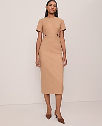Horsebit Midi Sheath Dress carousel Product Image 3