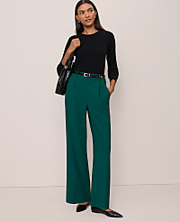 The Side Button Wide-Leg Pant carousel Product Image 1