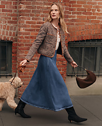 Weekend Collection Pull On Denim Skirt carousel Product Image 1