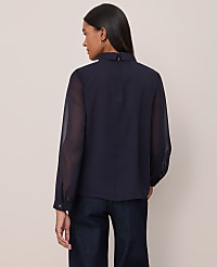 Mock Neck Blouse carousel Product Image 2