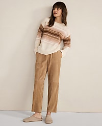 Haven Well Within Cashmere Ombr&eacute; Stripe Crewneck Sweater carousel Product Image 2
