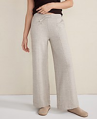 Haven Well Within Tencel Fleece Wide Leg Pintuck Pants carousel Product Image 2