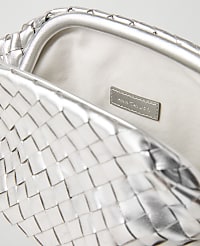 Woven Metallic Clutch carousel Product Image 2