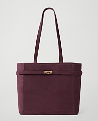 Suede Belted Tote carousel Product Image 1