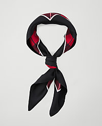 Weekend Collection Plaid Little Silk Scarf carousel Product Image 1