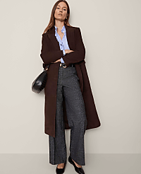 Studio Collection Suede Trench Coat carousel Product Image 6
