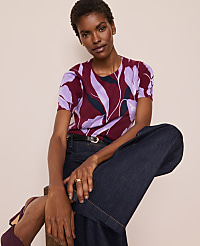 Floral Sweater Tee carousel Product Image 3