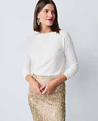 Boatneck Wedge Sweater carousel Product Image 1
