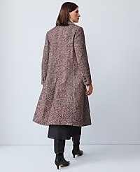 Herringbone Double Breasted Long Coat carousel Product Image 2