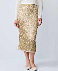 Sequin Column Midi Skirt carousel Product Image 2