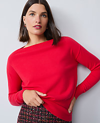 Boatneck Wedge Sweater carousel Product Image 3