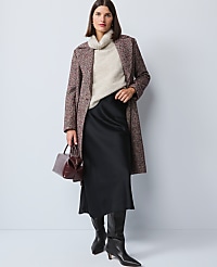 Satin Bias Midi Slip Skirt carousel Product Image 4
