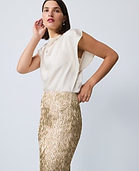 Draped Satin Blouse carousel Product Image 2