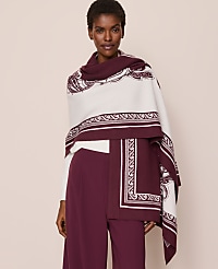 Paisley Wrap Poncho carousel Product Image 1