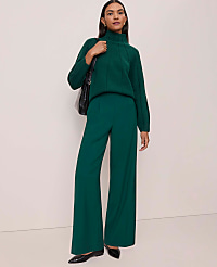 Petite Contrast Stitch Turtleneck Sweater carousel Product Image 2