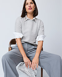 Metallic Sweater Tee carousel Product Image 3