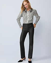 The Petite Coated Perfect Straight Jean carousel Product Image 1