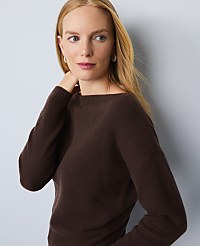 Studio Collection Cashmere Off-The-Shoulder Sweater carousel Product Image 3