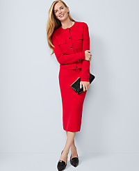 Ribbed Sweater Skirt carousel Product Image 1