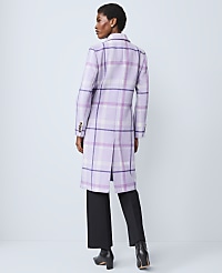Plaid Chesterfield Coat carousel Product Image 2