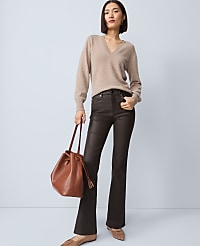 The Petite Coated Boot Jean carousel Product Image 1