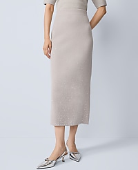Petite Embellished Sweater Skirt carousel Product Image 3