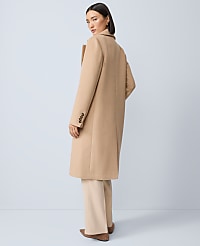Petite Double Breasted Long Coat carousel Product Image 2