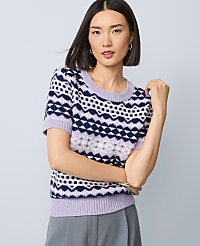 Fair Isle Sweater Tee carousel Product Image 2