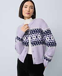 Petite Fair Isle Cardigan carousel Product Image 3