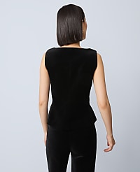 Velvet Square Neck Vest carousel Product Image 2