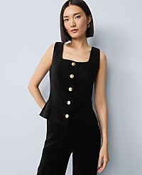 Velvet Square Neck Vest carousel Product Image 1