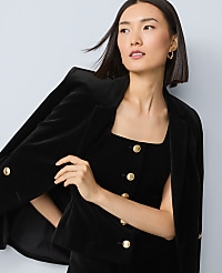 Velvet Square Neck Vest carousel Product Image 3