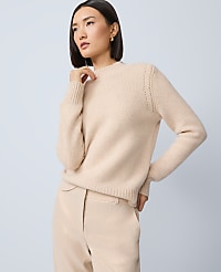 Cashmere Mock Neck Sweater carousel Product Image 3