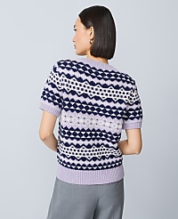 Fair Isle Sweater Tee carousel Product Image 3