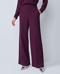 The Wide-Leg Pant in Fluid Crepe carousel Product Image 2