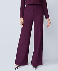 The Wide-Leg Pant in Fluid Crepe &mdash; Curvy Fit carousel Product Image 1