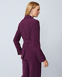 The Belted Shawl Collar Blazer carousel Product Image 2