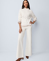 Petite Weekend Wide-Leg Corduroy Pant carousel Product Image 1