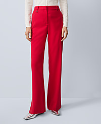 The Petite Slim Flare Trouser in Bi-Stretch carousel Product Image 2