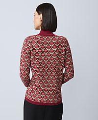 Petite Essential Jacquard Turtleneck Sweater carousel Product Image 2