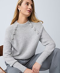 Embellished Mock Neck Sweater carousel Product Image 3