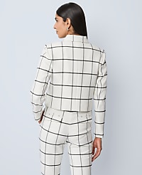 The Military Blazer Jacket in Windowpane carousel Product Image 2
