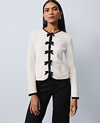 Bow Sweater Cardigan carousel Product Image 1
