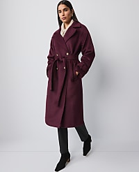 Petite Belted Trench Coat carousel Product Image 1