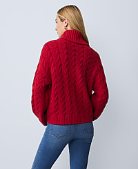 Weekend Cable Turtleneck Sweater carousel Product Image 3