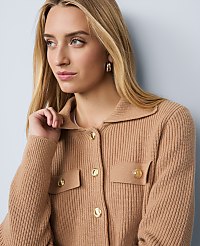 Weekend Faux Fur Trim Ribbed Jacket carousel Product Image 4